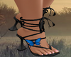 Blue Butterfly Heels