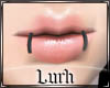 |L| Lip piercing