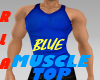 [RLA]{M}Blue Muscle Top