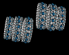 Z Blue Silver Bracelets