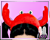Kids Crab headband red