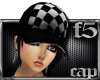 [f5[black checker cap