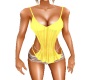 Yellow backless top
