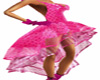 pink burlesque dress