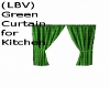(LBV) Green Kitchen Curt
