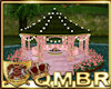QMBR Gazebo Pink Roses