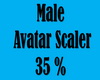 Male Avatar Scaler 35%