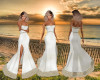 White&Gold Wedding Dress
