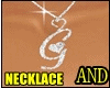 A~ Letter G Necklace LOV