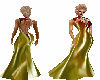 Ruby Jewel Golden Gown