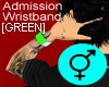 Admission Band [GREEN]