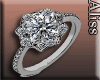 {AK} Engagement ring