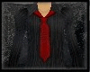 [G] Emo Black + Red Tie
