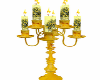 yellow rose candles
