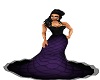 purple vamp gown