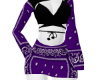 Purple Bandanna Dress