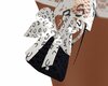 Marc J Bow Purse White