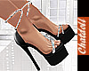C] Black Glam Heels