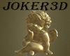 Golden Cupid statues
