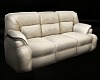 T- Leather Couch white