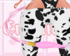 Pink cow tail