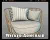*Wicker Armchair