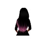 Long Black N Pink Hair