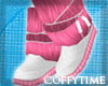 *CT Fur Boots White/Pink