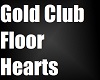 Gold Club Floor Hearts