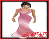 KyD Pink Satin Gown