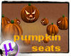 circle of pumpkin seats