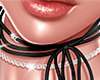 Tied bow black