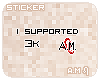 A.M.| 3k Support