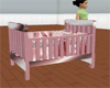 baby bed (pink silk)