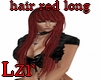 hair red long