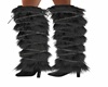 BLACK FUR BOOTS