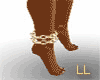 (LL)Gold Chain Anklet(R)