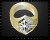 Mens Diamond Gold Ring