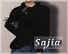 S | Wrap Sweater Black