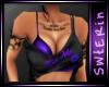 !E! Purple Kiss Me Top