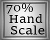 `BB` 70% Hand Scale