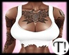 T! Lisa White Top/Tattoo
