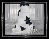 {UD} Navy Wedding Cake