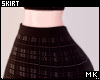 金. Chess Skirt