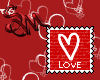 Heart Love Stamp