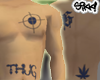 Muscled Thug Tattoos