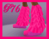 [P76]Pink Fur Boots