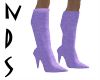 Lilac Stiletto Boots