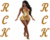 RCK§Gold Dress
