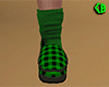Green Slippers Plaid (M)
